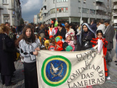 Crianças do Centro Social das Lameiras no desfile