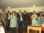 Jorge Faria, presidente da AML, juntou-se aos pais, que cantaram para os seus filhos