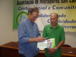 Francisco Lous com Jorge Faria no Centro Social das Lameiras