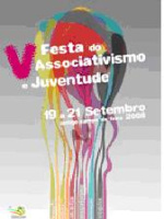 Cartaz promocional da Festa do Associativismo e Juventude