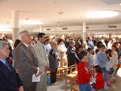 Participantes na celebração que decorreu no Centro Social e Comunitário