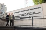 Armindo Costa e Jorge Faria descendo a nova rampa das Lameiras