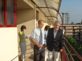 Visita de Fernando Moniz ao Complexo Habitacional das Lameiras