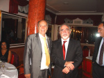 Jorge Faria com o Ministro Vieira da Silva