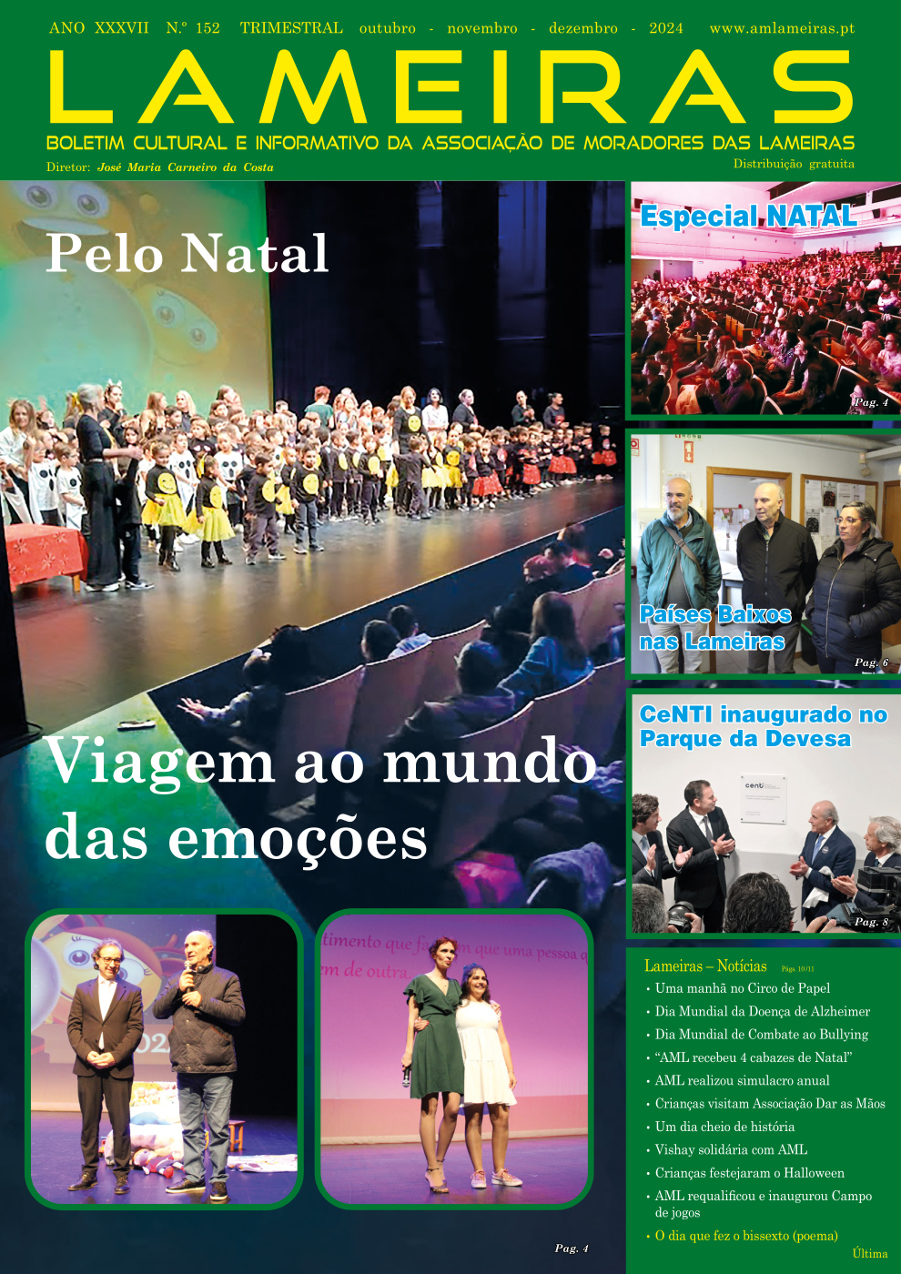 Boletim Cultural n.º 152 - outubro, novembro e dezembro de 2024