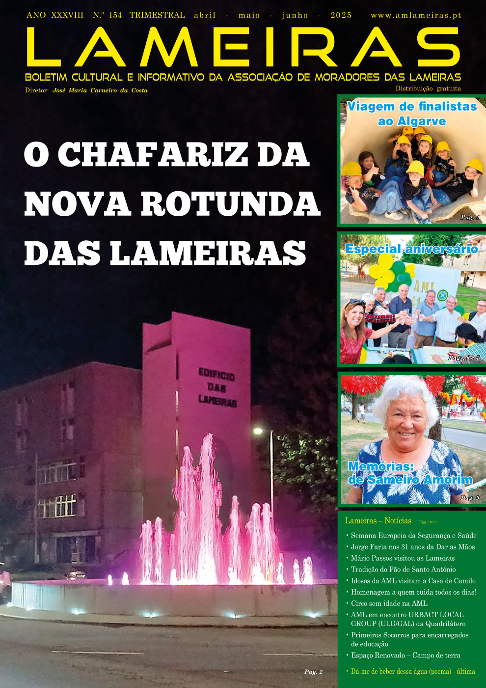 Já disponível o Boletim Cultural n.º 154