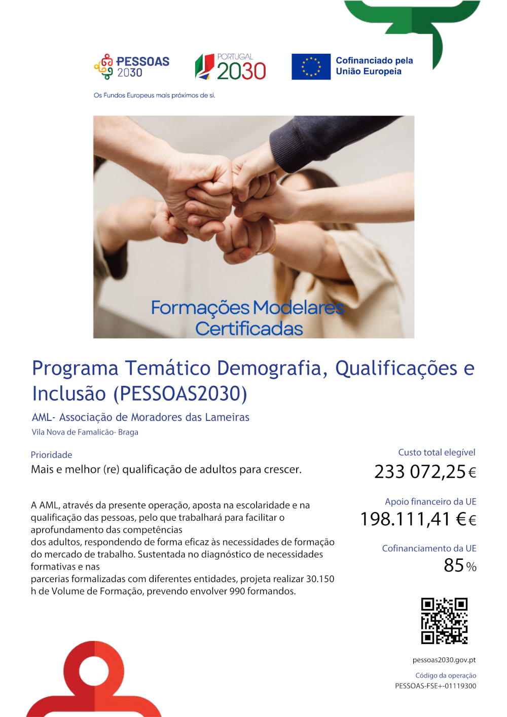 PESSOAS2030 - Ficha da Operação