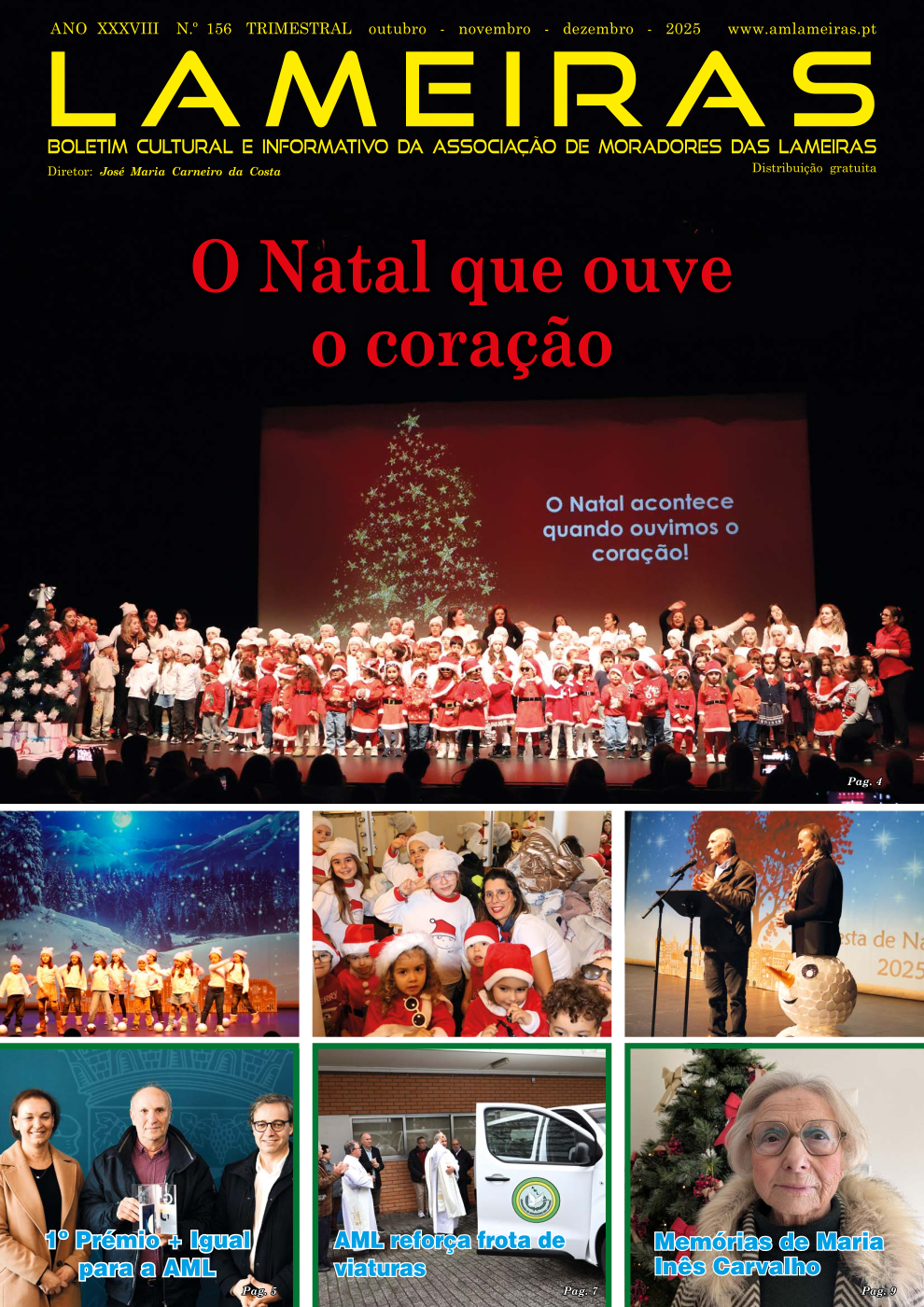 Boletim Cultural n.º 156 - outubro, novembro e dezembro de 2025