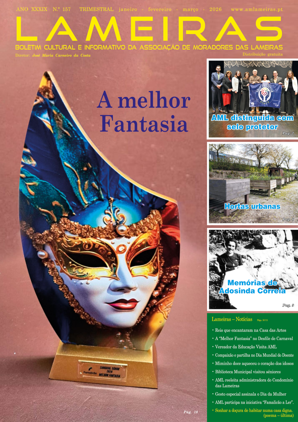 Já disponível o Boletim Cultural n.º 157